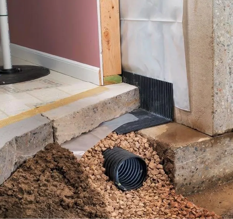 Finishing Basement with French Drain